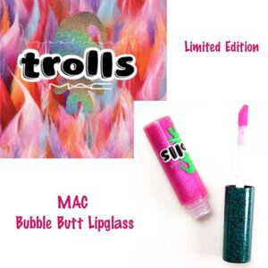 LIMITED EDITION MAC Bubble Butt Lipglass 0.17 fl. oz in Sparkling Pink colorful